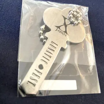 X Japan 루나 페스티벌 키링 굿즈 미개봉 Yoshiki 2015