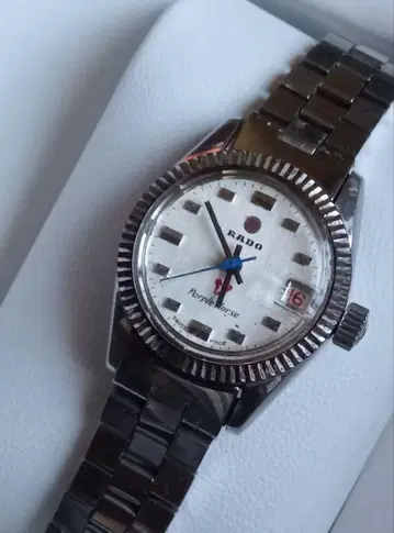 빈티지 RADO 라도 퍼플 호스 작동 작품 정품 벨트