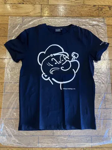 컨디션 최상 MUTA 뽀빠이 콜라보 티셔츠 M 클리닝 완료