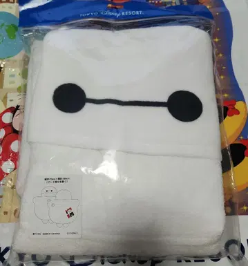 베이맥스 후드 부착 타월