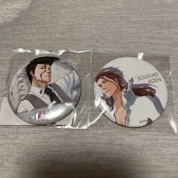 BLEACH 네이비 나염 소우스케 캔뱃지