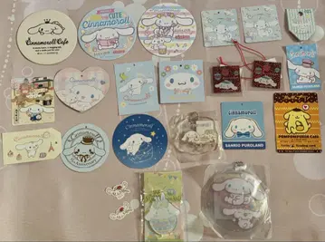 시나모롤 종이류, 아크릴 참, 클리어 비닐 참