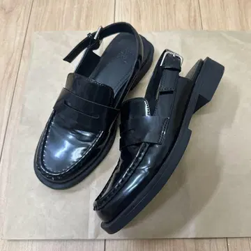 LYN 로퍼 샌들 블랙 검정 지뢰계