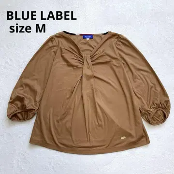 BLUELABEL 블루 라벨 7부 소매 티셔츠 M 머스타드