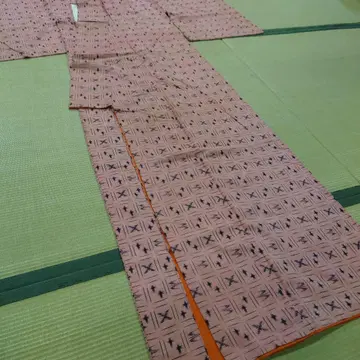 특별 주문 진정 앤티크 명주 순수 실크 이중 기모노