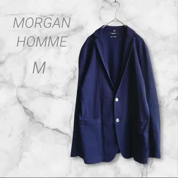 MORGANHOMME 모건옴므 니트 테일러드 자켓 M 버튼