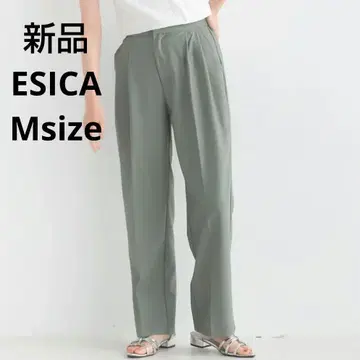 새상품 ESICA 테이퍼드 팬츠 M 사이즈