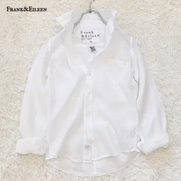 Frank&Eileen 긴팔 린넨 셔츠 BARRY S 상당 화이트