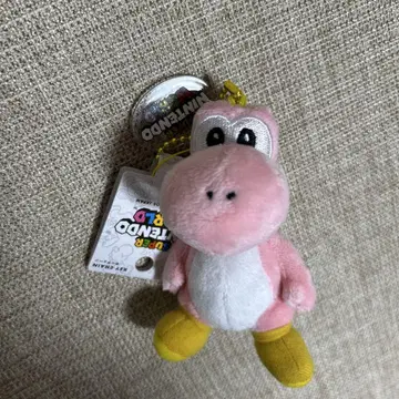 USJ 마리오 봉제 인형 키링 요시 핑크