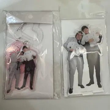 더블 히가시 아크릴 스탠드 카라비너 키링