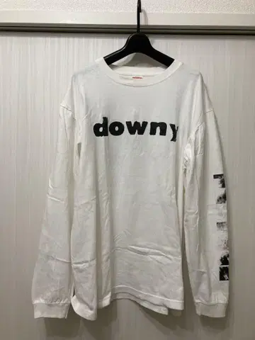 downy 밴딩 긴팔 티셔츠 화이트
