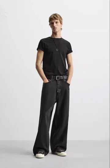 34inch [미사용 새상품] ZARA 자라 엑스트라 배기 슈퍼 배기