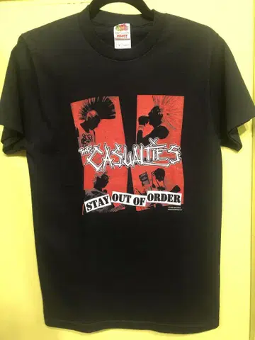 THE CASUALTIES 밴드 티셔츠