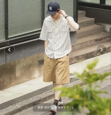 BROKEN BASE 스트라이프 셔츠