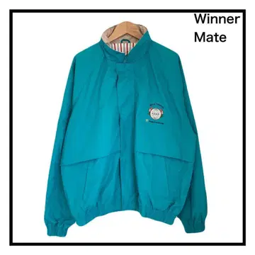 Winner Mate 나일론 자켓 아메카지 남성용 자수 y2k L