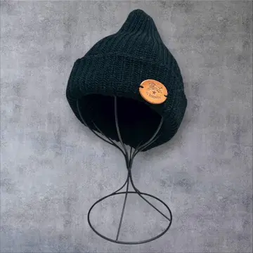 C508/IL BISONTE 일비종떼 니트 캡 모자 블랙