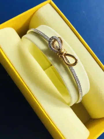 스와로브스키 SWAROVSKI 뱅글 리본