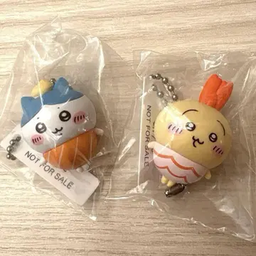 치이카와 쿠라스시 빘쿠라퐁 피규어 토끼 하치와레 새우 연어