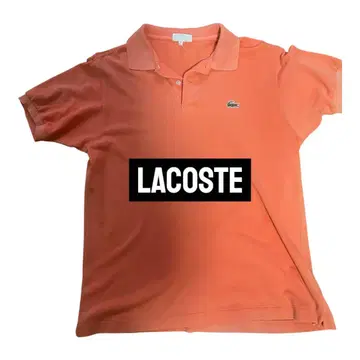 LACOSTE 오렌지 피케 셔츠