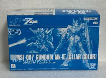신상품! HG 1/144 MSF-007 건담 Mk-III 클리어 컬러