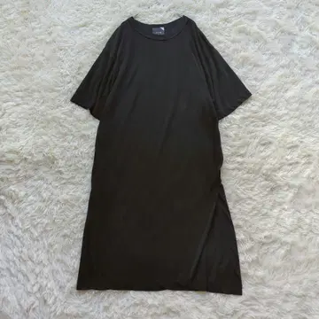 ATON FRESCA LONG SLIT 티셔츠 블랙 02