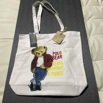 랄프 로렌 한정판 폴로베어 토트백