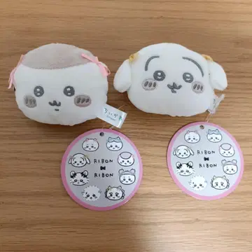 치이카와 리본 미니 가마구치 파우치 토끼 밤만쥬