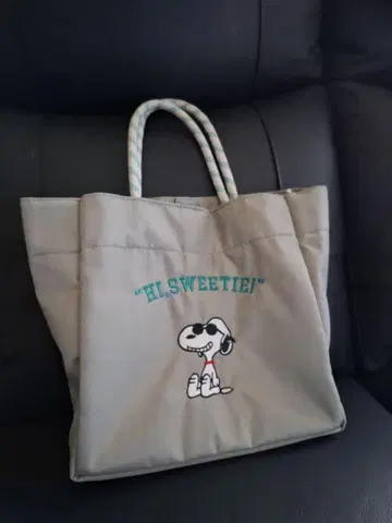 플라자 한정판 스누피 토트백