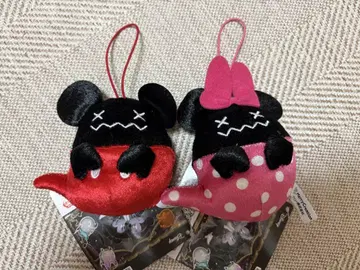Disney 미키&미니 봉제 인형 키링 세트 [새상품]