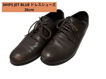 SHIPS JET BLUE 다크 브라운 드레스 신발