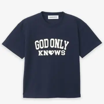 GOD ONLY KNOWS 티셔츠 네이비 M 사이즈 이와타 타카노리