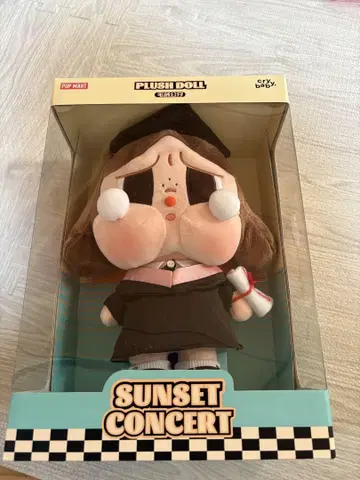 popmart CRYBABY Sunset Concert 봉제 인형
