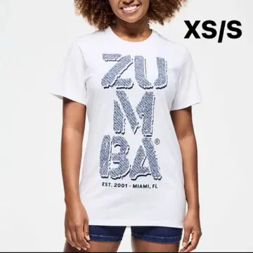 [새상품] 신상 zumba T셔츠 남성용 여성용 화이트 네이비 XS/S