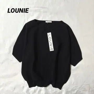 [ 미사용 택 포함 ] LOUNIE 루니 핸드 워셔블 돌먼 니트