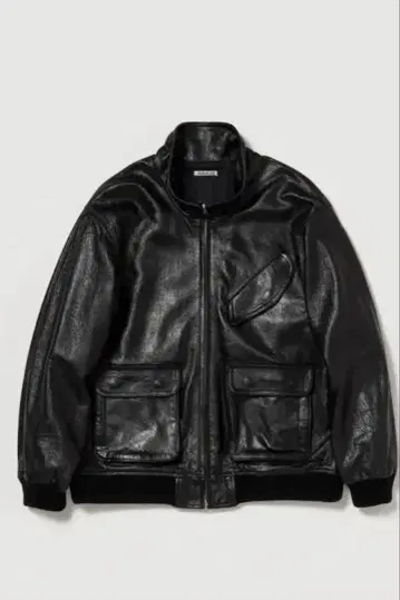 오라리 AURALEE LAMB LEATHER ZIP BLOUSON 3