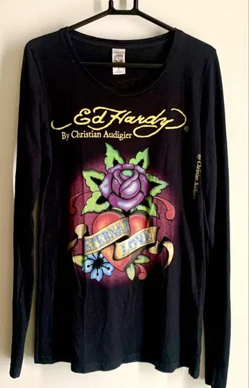 Ed Hardy 에드 하디 롱 슬리브 티셔츠 S