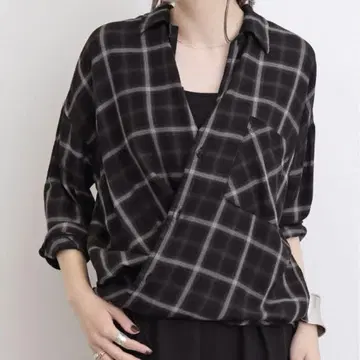 라빠르망 REMI RELIEF CHECK 2 WAY SHIRT