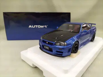 오토아트 GT-R (R34) Z-tune 블루/카본 1/18