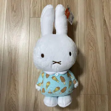 미피 특대 사이즈 봉제 인형 아이스 패턴 원피스