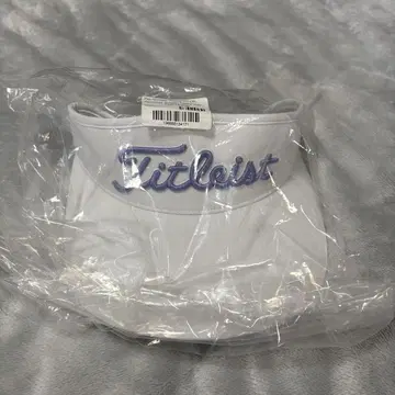 Titleist 타이틀리스트 골프 선바이저 화이트 보라색