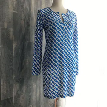 DIANE von FURSTENBERG 새상품급 원피스 스키퍼 블루