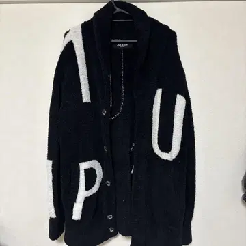 1PIU1UGUALE3 블랙 니트 가디건