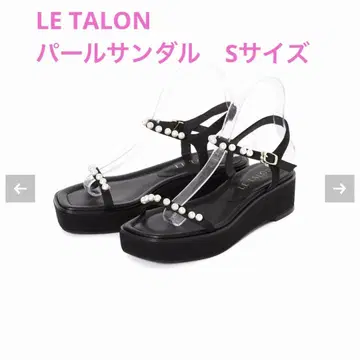 LE TALON 펄 플랫폼 샌들 S