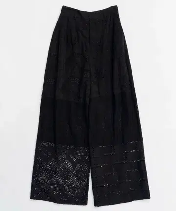 MAISON SPECIAL Lace Fabric Docking Pants