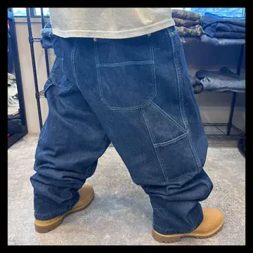 KOMAN JEANS 힙합 초와이드 배기 페인터 팬츠