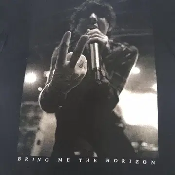Bring Me The Horizon 밴드 티셔츠 블랙