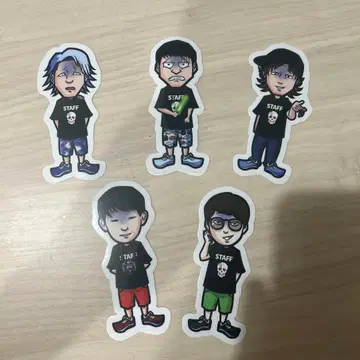 다이네이 그룹의 스티커입니다. 멕시코 심령의 컴플리트 세트