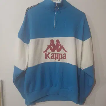 Kappa 트레이닝복 파랑/화이트 하이넥