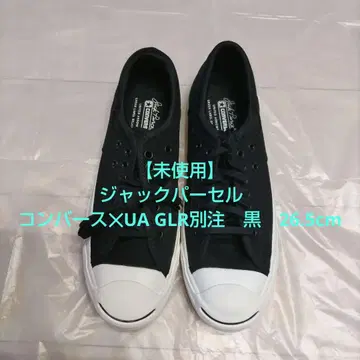 [미사용] 잭 파셀 컨버스 UA GLR 별주 블랙 26.5cm