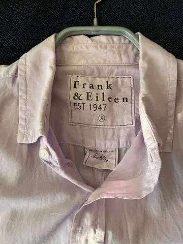 Frank & Eileen 긴팔 셔츠 S 핑크